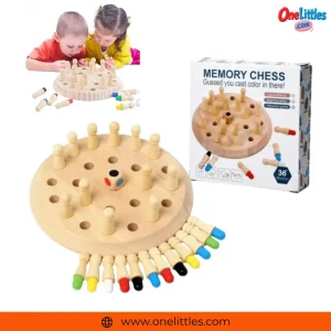 Wooden Memory Chess Game