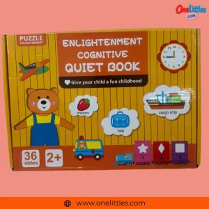 Baby Montessori Quiet Book Educational Toy My First Busy Book DIY Matching Puzzle Cognition Learning Activity Paste Book for Kid