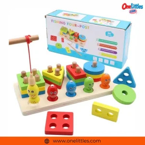 Fishing Four-Post Wooden Board