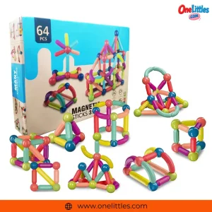 Magnetic Sticks Building Blocks- 64 pcs
